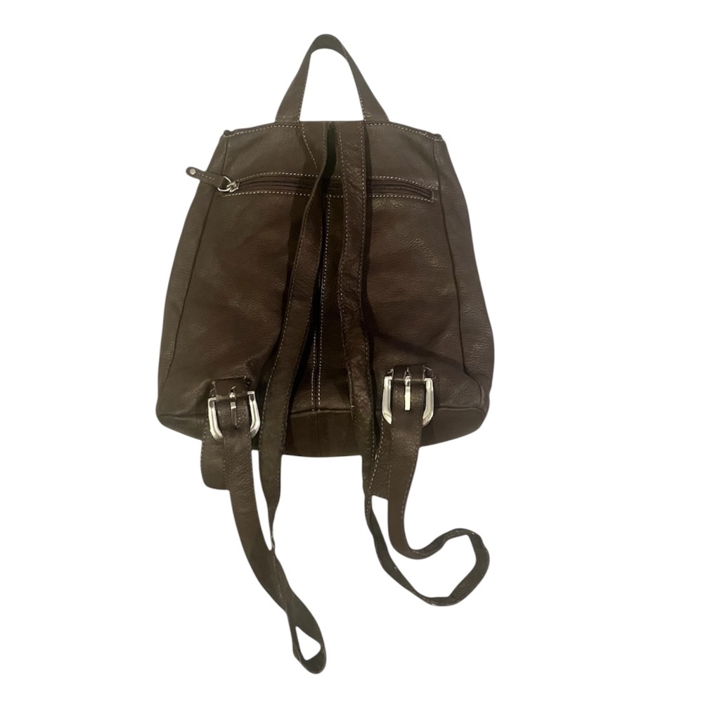 Pelle Studio Brown Leather Backpack - Picture 3 of 4